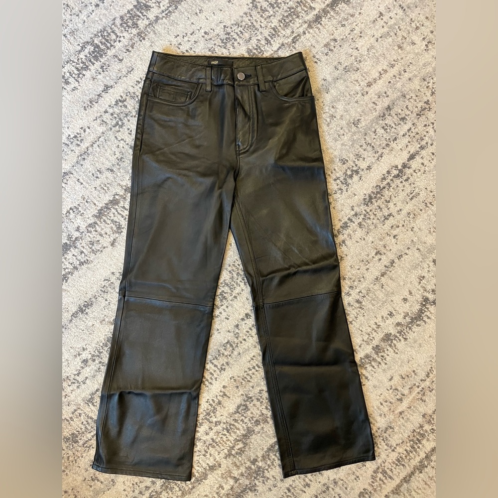 Maje leather pants - Picture 6 of 8